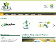 Tablet Screenshot of abcbio.org.br